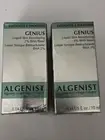 Lot Of 2-ALGENIST GENIUS LIQUID SKIN RESURFACING 2% BHA TONER 10mL/.34oz