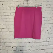 Nwt Almost Famous Fuchsia Pull On Front Slit Skirt Sz XL