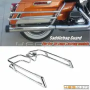 Saddlebag Brackets Guards Crash Bar Rails For Harley Touring Electra Glide 14-20