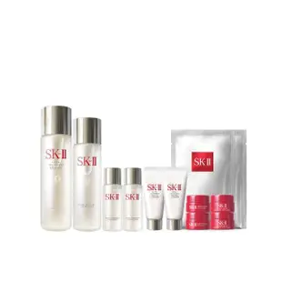 【SK-II】官方直營 青春亮采雙重保濕套組(青春露230ml及亮采化妝水160ml/禮盒組/精華王者/母親節送禮首選)