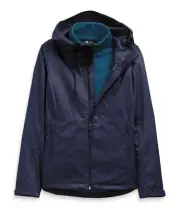 NEW The North Face Arrowood Triclimate Hooded 3-in-1 Aviator Navy Blue Jacket L