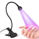 USB Nail Dryer Light Gooseneck LED Nail Lamp UV Curing Light Salon Tools