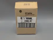 6/PK GE Q100CL/DC 100W 120V Double Contact Bayonet Ba15d 15508 Quartzline Lamp