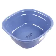 10PCS Household Square Thickening Plastic Washbowl Kitchen Bathroom Washing Basin, Size: 24.5cm x 24.5cm x 9cm (Dark Blue)