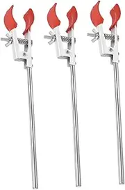 Amosfun 3Pcs Laboratory Flask Clamp Holder Bottom Fixed Clips for Flask Premium Lab Equipment for Safe Experiments and Easy Clamping