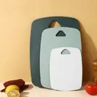 3PCS/SET Odor-Resistant Plastic Cutting Board Non-Slip Chopping Board for Meat