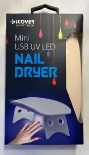 Portable 6W Mini UV LED Nail Dryer For Curing Gel Nail Polish/Micro USB Included