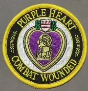 Purple Heart Combat Wounded patch