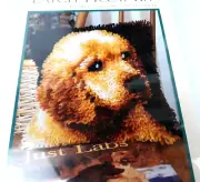 Latch Hook Kit Puppy Love Wonder Art Dog #4670 Caron Labs 12" x 12" New in Box