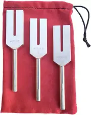 Angel Tuning Forks for Healing - Made in the USA - 4160 Hz, 4225 Hz & 4096 Hz (A