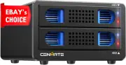 Aluminum Dual Bay RAID Enclosure USB 3.0 Tool Free 25 35 SATA HDD SSD RAID Mode