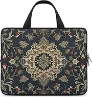 FHPCE Laptop Shoulder Bag 10inch Laptop Bag Computer Bag An Elegant Pattern Messenger Bag for Unisex