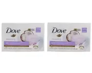 Dove Relaxing Soap Bar With Coconut Milk&Jasmine Petals Scent (4x90g) 8 Soaps