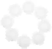 Alipis 10pcs Wipers Window Washer Squeegee Kit Car Vent Sauce Holder Wiper Repair Tool Porch Swing Canopy Replacement Top Weatherstrip and Caulking Cord Plastic White