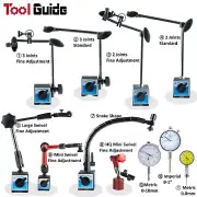 Dial Indicator Holder 80kg Magnetic Base Holder 360° Swivel Arm Fine Adjustment