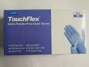 INTCO TouchFlex Nitrile Powder-Free Exam Gloves ( 100 gloves ) MEDIUM latex Free