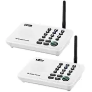 Wuloo Wireless Intercom System 2-Pack 1 mile Long Range 5280 ft Home Office FCC
