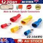300/50X Crimp Terminals Insulated Electrical Wire Connector Spade Cable Lugs Kit