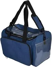 Hohopeti Household Storage Handbag Kit Bag Garment Carry Bag Tote Bag with Zipper Garment Bags for Travel Cute Tote Bag Woven Bag The Tote Bag Duffle Bag for Travel Handbag Organizer Blue
