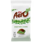 AERO Dark Mint Chocolate Bar, 95g/3.35oz, (Imported from Canada)