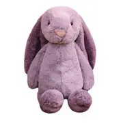 Easter Bunny Long-eared Rabbit Plush Toy Doll Stuffed Doll Kids Gifts Home Decoration Purple