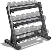 Marcy 3-Tier Dumbbell Rack Multilevel Weight Storage Organizer for Home Gym DBR-86