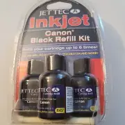 Jet Tec InkJet R54 Canon Black Refill Kit New