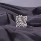 Real 0.13 TCW Round Brilliant Cut Natural Diamonds Nose Stud in 18K Yellow Gold