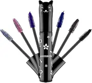 [LGSZGDCN] 6 Colors Lashes Mascara Eyes Waterproof Fast Dry Eyelashes Curling Lengthening Makeup Eye Lengthening, Lifting, Curling Kit Gift Set