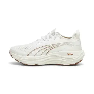 【PUMA】運動鞋 跑鞋 慢跑鞋 休閒鞋 女鞋 ForeverRun Nitro Knit Wns 米白(37914008)