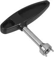 KOMBIUDA Tools Shoes Spike Wrench Plastic Handle Black Long Pegs Cleat Removal Tool