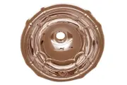 Whitehaus WH613CBL Round Smooth Polished Copper Drop In Bathroom Basin Sink