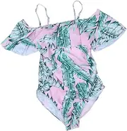 Outanaya Maternity Plus Size Swimsuit Tummy Control Bikini for Pregnant Women Summer Maternity Swimwear Size XL