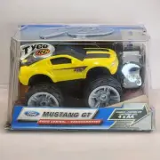 TYCO RC MUSTANG GT Yellow Ford BIG RIDES Mattel Radio Control Car 2004