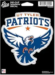Rico Industries NCAA Texas-Tyler Patriots 5" x 7" Vinyl Die-Cut Decal - Car/Truck/Home Accessory