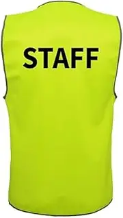 [Code Red Workwear] Staff Safety Vest, printed, AU Compliant