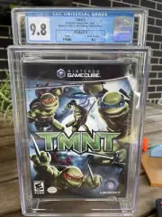 TMNT Black-Label Nintendo GameCube Graded, 2007 Ninja Turtles CCG 9.8 A++