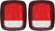 Rv Tail Lights - LED Stop Turn Tail License Brake Running Light Lamp 12/24v - LED Brake Stop Turn Tail Marker Light 2x for Trailer Truck Rv Tractor