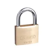 Abus Security Padlock Keyed Alike KA510 50mm Brass Body 6550KA10