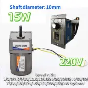15W AC Electric Motor Adjust Speed Controller Variable Adapter Gear Motor Box