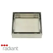 Radiant Square Floor Waste-Tile Insert-150mmx150mm-74mm outlet