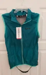 Louis Garneau Speed Zone X-Lite Cycling Vest Womens Large Teal Bike NWT
