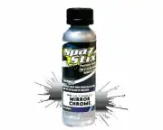 Spaz Stix - Ultimate Mirror Chrome Airbrush Ready Paint, 2oz Bottle
