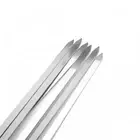 6Skewers Stainless Steel Skewers 24.5" / 1-Inch Wide BBQ Grill Kebab