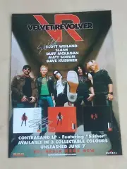 VELVET REVOLVER - CONTRABAND - SIGNED AUTOGRAPHED Promo Poster. WEILAND - SLASH