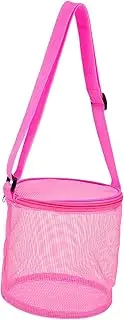 VANZACK 1Pc Lightweight Mesh Beach Bag Hollow Storage Holder for Towels and Snacks Compact and Portable Design for Beach Swimming and Outdoor Activities Mesh