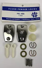 Wilcox-Crittenden CW Marine 2555 Flush Fender Locks with Instructions - One Pair