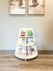 SERENA - Montessori Corner Toy Shelfs - Set of 2 - Toddler Toy Shelf