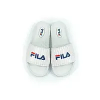 在飛比找樂天市場購物網優惠-FILA 兒童輕量運動拖鞋S413U-123白藍(19~24