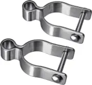 304 Stainless Steel Chain Link Fence Gate Frame Female Hinge for Chain Link Fenc
